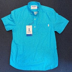 chubbies “The Azure” Soft Stretch Shirt - Medium